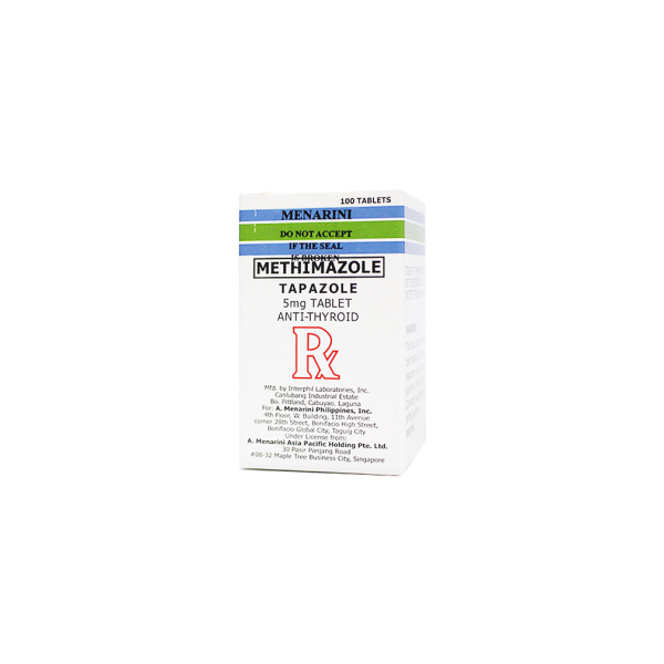 TAPAZOLE Thiamazole 5mg Tablet 100's price in the Philippines | MedsGo ...